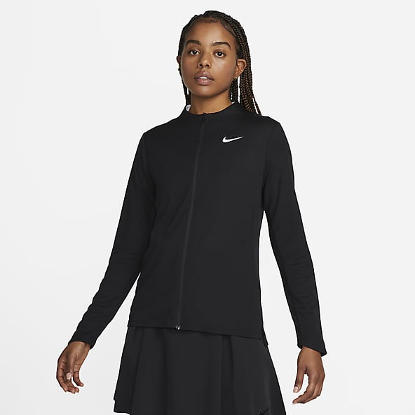 Black nike tracksuit top top